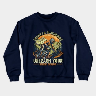 Unleash Your Inner Demon - Gravity's Playground Crewneck Sweatshirt